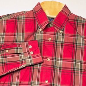 Pendleton Metro‎ Shirt Men's Medium Plaid Button Down Long Sleeve Casual